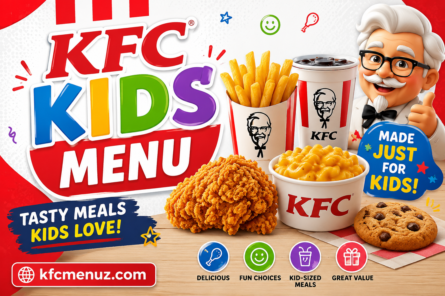 KFC Kids Menu with Prices 2026