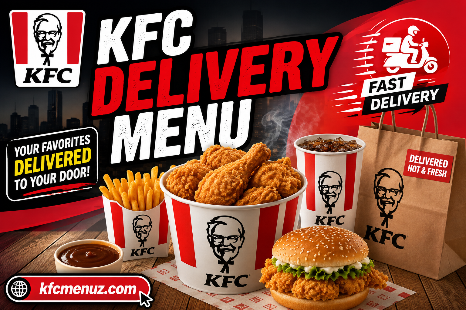 KFC Delivery Menu with Prices 2026