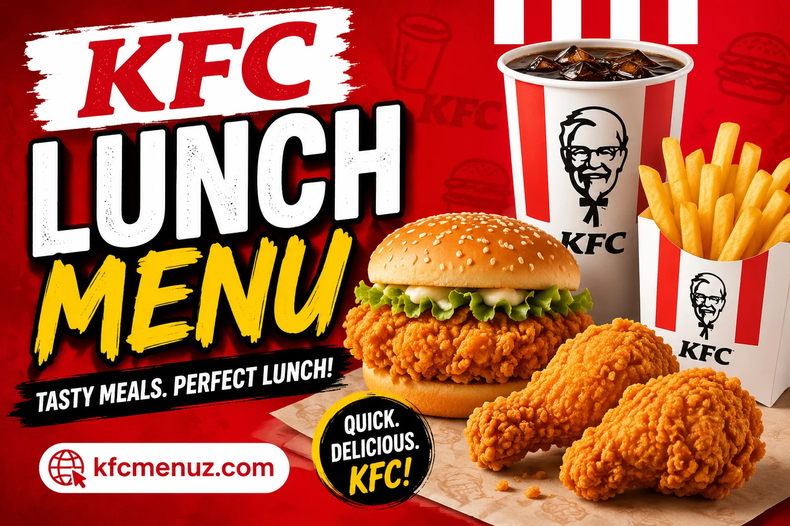 KFC Lunch Menu with Prices 2026