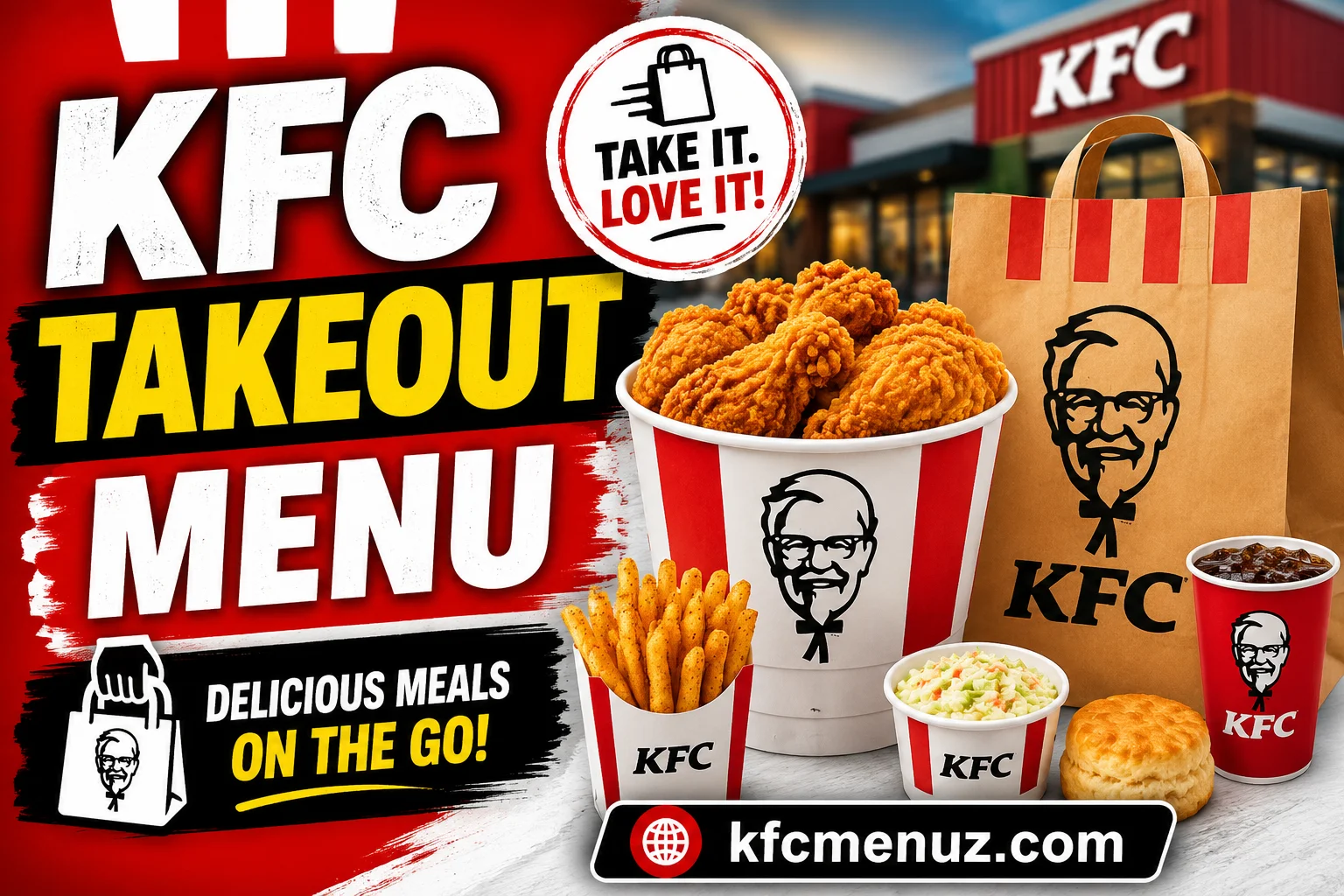 KFC Takeout Menu with Prices 2026