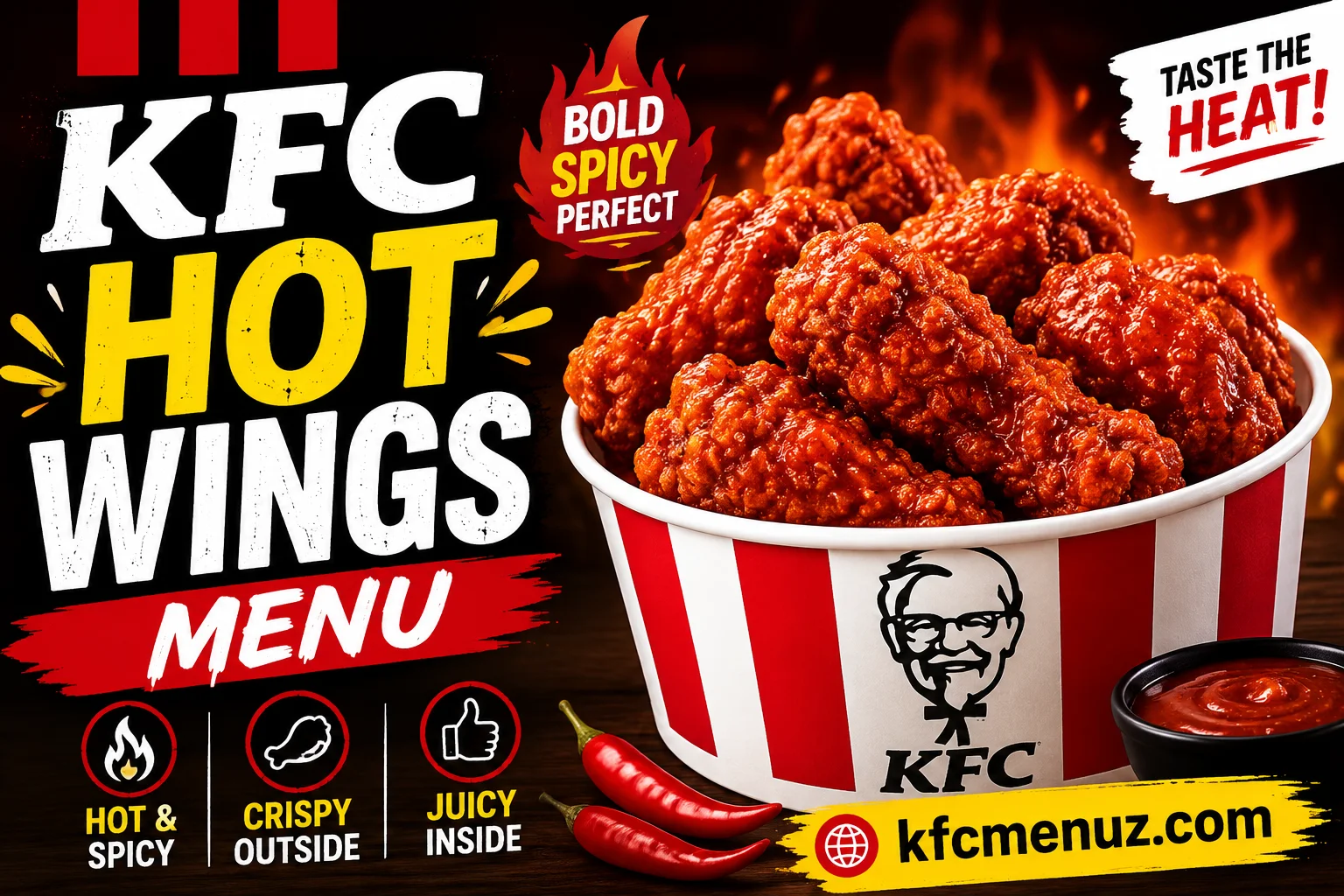 KFC Hot Wings Menu with Prices 2026
