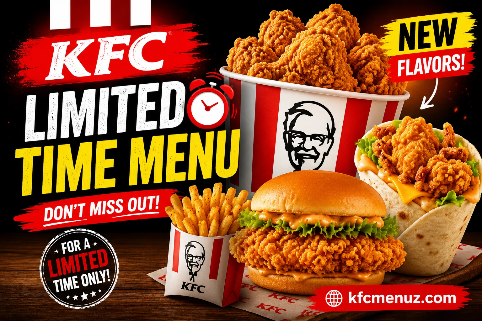 KFC Limited Time Menu with Prices 2026