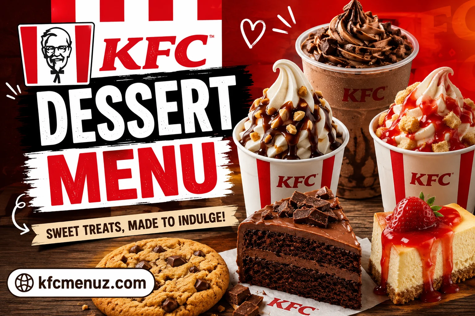KFC Dessert Menu with Prices 2026
