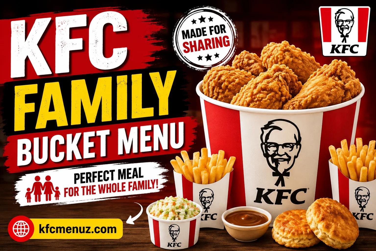 KFC Family Bucket Menu with Prices 2026