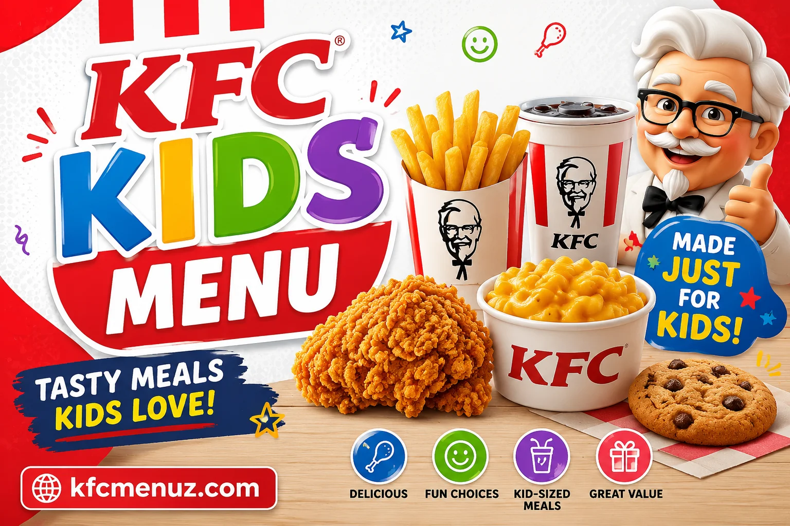 KFC Kids Menu with Prices 2026